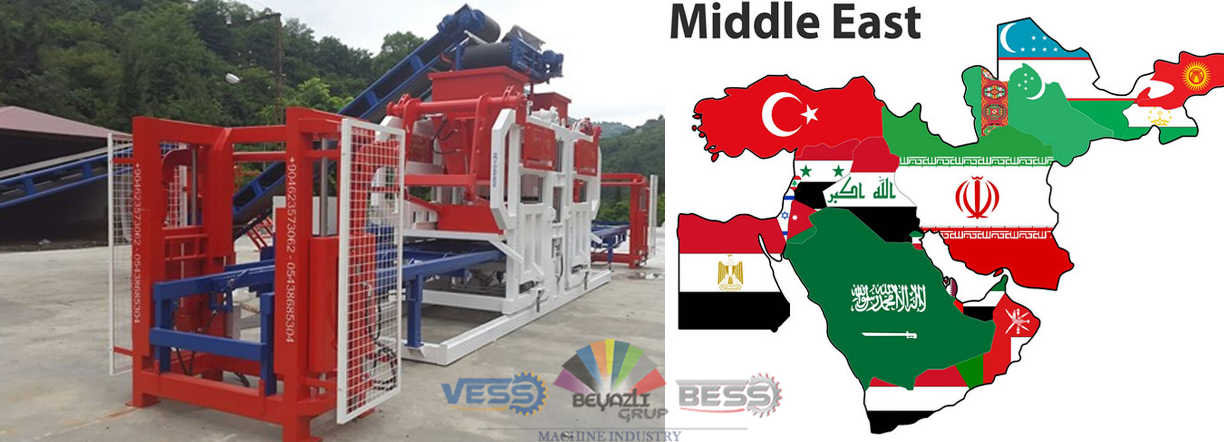 Concrete Block Making Machine For Middle East Countries Block Making Machine Bess Machines